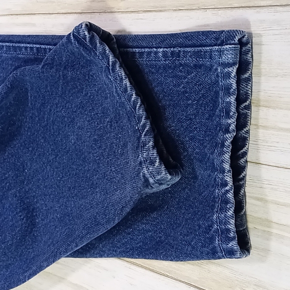 🇺🇲1980's Vintage Congo Trader Ultra High Rise Tapered Leg Mom Jeans Size 14 - Picture 13 of 16